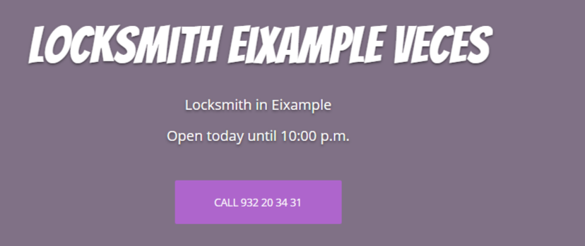 Cerrajería Eixample Veces